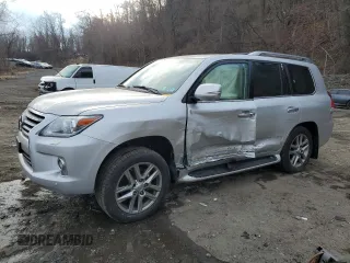 2013 Lexus LX 570 with VIN JTJHY7AX3D4113081, listed as a Copart auction lot 86728574 with Not Provided miles and Salvage Title. Bid and sale history available at carsss.com. Image 1.