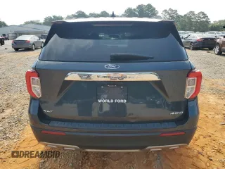 2022 Ford Explorer XLT with VIN 1FMSK8DH4NGB27006, listed as a Copart auction lot 58075055 with 109,500 mi miles and Salvage title. Bid and sale history available at DreamBid. Image 6.