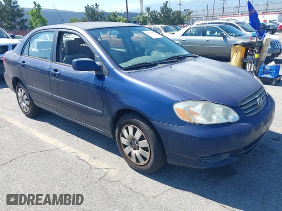 2004 Toyota Corolla CE with VIN JTDBR32E142028361, listed as a IAAI auction lot 42244966 with 135,437 mi miles and . Bid and sale history available at DreamBid. Image 1.