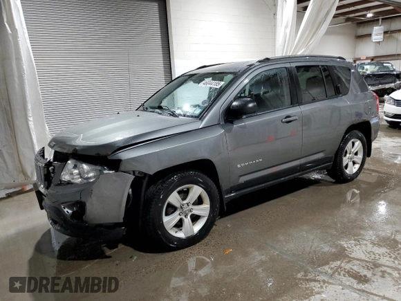 2012 Jeep Compass Latitude with VIN 1C4NJDEB1CD559901, listed as a Copart auction lot 46044185 with 86,000 mi miles and Salvage Title. Bid and sale history available at DreamBid. Image 1.