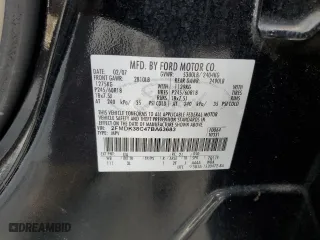2007 Ford Edge SEL with VIN 2FMDK38C47BA63683, listed as a Copart auction lot 46981165 with 182,661 mi miles and Salvage Title. Bid and sale history available at carsss.com. Image 13.