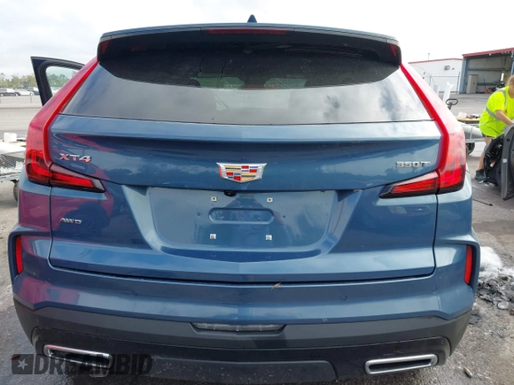 2024 Cadillac XT4 AWD Premium Luxury with VIN 1GYFZDR49RF209769, listed as a IAAI auction lot 40750875 with 1,221 mi miles and . Bid and sale history available at DreamBid. Image 8.
