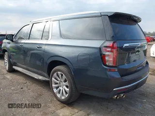 2021 Chevrolet Suburban Premier with VIN 1GNSKFKDXMR295929, listed as a IAAI auction lot 42033006 with 46,733 mi miles and . Bid and sale history available at DreamBid. Image 3.