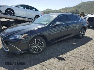 2023 Lexus ES with VIN 58ADA1C19PU027956, listed as a Copart auction lot 48801015 with 33,169 mi miles and Salvage Title. Bid and sale history available at carsss.com. Image 1.