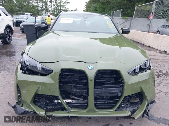 2025 BMW M3 Competition xDrive with VIN WBS33HJ01SFV12263, listed as a IAAI auction lot 42571639 with 187 mi miles and . Bid and sale history available at DreamBid. Image 12.
