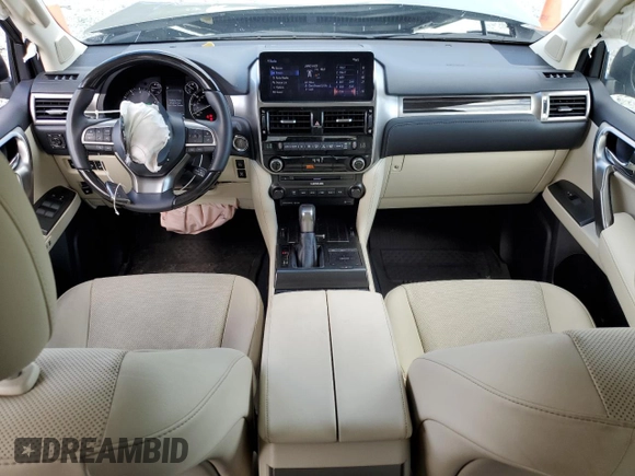 2023 Lexus GX 460 Premium with VIN JTJAM7BX3P5383132, listed as a Copart auction lot 57887005 with 18,198 mi miles and Salvage title. Bid and sale history available at DreamBid. Image 8.