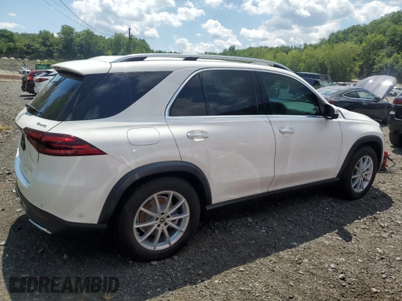 2024 Mercedes-Benz GLE 350 with VIN 4JGFB4FB9RB035122, listed as a Copart auction lot 66185215 with 32,158 mi miles and Salvage title. Bid and sale history available at DreamBid. Image 3.