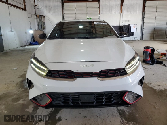 2022 Kia Forte GT with VIN 3KPF44AC3NE477602, listed as a Copart auction lot 45660375 with 77,397 mi miles and Salvage Title. Bid and sale history available at carsss.com. Image 5.