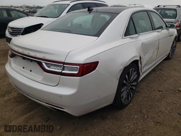 2018 Lincoln Continental Reserve with VIN 1LN6L9NC6J5611501, listed as a Copart auction lot 49544984 with 30,988 mi miles and Salvage Title. Bid and sale history available at carsss.com. Image 3.
