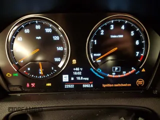 2021 BMW 2 Series M240i xDrive with VIN WBA2J7C07M7J59957, listed as a Copart auction lot 45558215 with 22,522 mi miles and Salvage Title. Bid and sale history available at carsss.com. Image 9.
