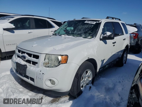 2011 Ford Escape Hybrid z VIN 1FMCU5K36BKB48839, wystawiony jako Copart lot #69024034 z przebiegiem 110 100 mil mil oraz Czysty tytuł • Clean title. Historia ofert i sprzedaży dostępna na DreamBid. Obrazek 1.