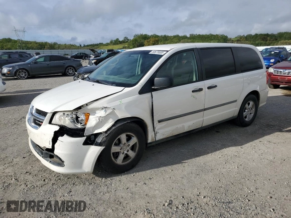 2011 Dodge Grand Caravan Cargo with VIN 2D4RN1AG7BR654791, listed as a Copart auction lot 50679585 with 186,072 mi miles and Salvage Title. Bid and sale history available at carsss.com. Image 1.