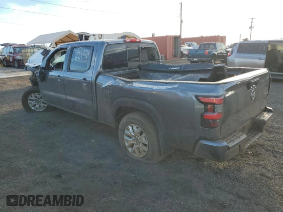 2022 Nissan Frontier SV with VIN 1N6ED1FK0NN680417, listed as a Copart auction lot 82846834 with 0 mi miles and Non Repairable. Bid and sale history available at carsss.com. Image 2.