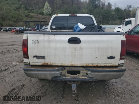 2001 Ford Super Duty F-250 XL with VIN 1FTNW21FX1EA13667, listed as a Copart auction lot 51072795 with 0 mi miles and Salvage Title. Bid and sale history available at carsss.com. Image 6.