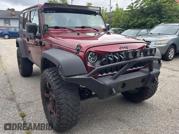2012 Jeep Wrangler Unlimited Sport with VIN 1C4BJWDG5CL289329, listed as a Copart auction lot 65816775 with 152,632 mi miles and Clean title. Bid and sale history available at DreamBid. Image 1.
