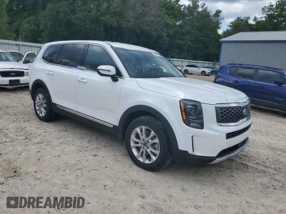 2020 Kia Telluride LX with VIN 5XYP24HC7LG054134, listed as a Copart auction lot 61423155 with 49,420 mi miles and Salvage title. Bid and sale history available at DreamBid. Image 4.