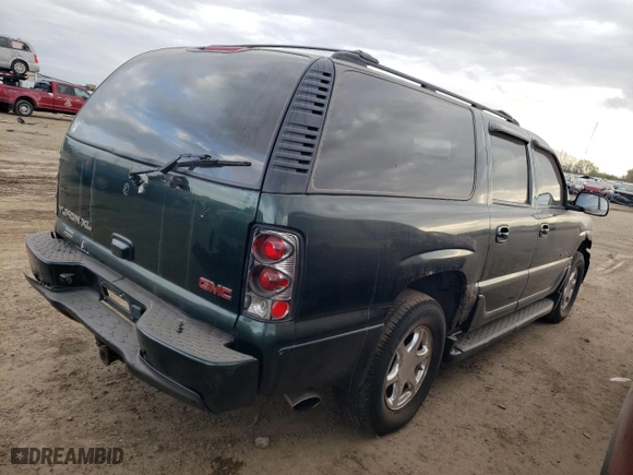 2002 GMC Yukon XL Denali with VIN 1GKFK66U62J143375, listed as a Copart auction lot 72934244 with 0 mi miles and Salvage Title. Bid and sale history available at carsss.com. Image 3.