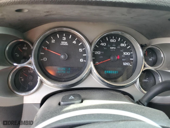 2007 Chevrolet Silverado 1500 LTZ with VIN 2GCEK13M571518737, listed as a Copart auction lot 53748405 with 180,758 mi miles and Clean Title. Bid and sale history available at carsss.com. Image 9.