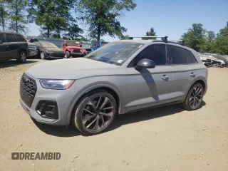 2022 Audi SQ5 Premium Plus with VIN WA1B4AFY4N2030995, listed as a Copart auction lot 52509873 with 19,207 mi miles and . Bid and sale history available at DreamBid. Image 1.