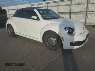 2016 Volkswagen Beetle S with VIN 3VW517AT2GM823862, listed as a Copart auction lot 48981785 with 47,114 mi miles and Salvage Title. Bid and sale history available at DreamBid. Image 4.