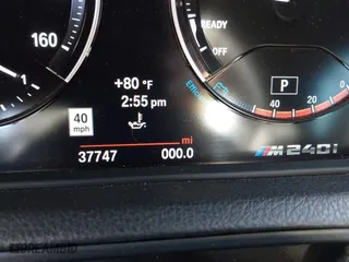 2020 BMW 2 Series M240i with VIN WBA2N1C08L7F39456, listed as a IAAI auction lot 41593230 with 37,747 mi miles. Bid and sale history available at carsss.com. Image 7.