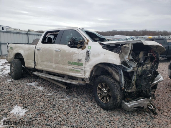 2018 Ford Super Duty F-350 SRW XL with VIN 1FT8W3BT0JEB10657, listed as a Copart auction lot 42308095 with NaN miles and Salvage Title. Bid and sale history available at carsss.com. Image 4.