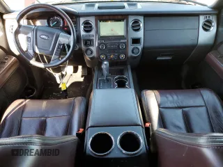 2017 Ford Expedition EL Platinum with VIN 1FMJK1MT7HEA52308, listed as a Copart auction lot 42376245 with 108,063 mi miles and Salvage Title. Bid and sale history available at carsss.com. Image 8.
