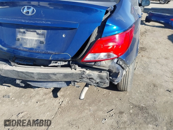 2017 Hyundai Accent SE with VIN KMHCT4AE4HU316264, listed as a IAAI auction lot 41437326 with 165,865 mi miles and . Bid and sale history available at carsss.com. Image 6.