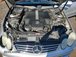 2005 Mercedes-Benz CLK 500 with VIN WDBTJ75J05F139522, listed as a Copart auction lot 80596524 with 95,997 mi miles and Salvage Title. Bid and sale history available at DreamBid. Image 13.