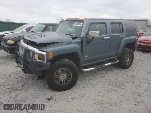 2006 Hummer H3 with VIN 5GTDN136068277226, listed as a Copart auction lot 86356334 with 142,181 mi miles and Salvage Title. Bid and sale history available at DreamBid. Image 1.