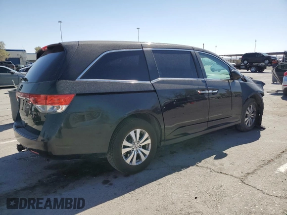 2014 Honda Odyssey EX-L with VIN 5FNRL5H6XEB129098, listed as a Copart auction lot 52211625 with Not Provided miles and Salvage Title. Bid and sale history available at carsss.com. Image 3.