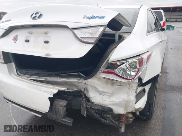 2012 Hyundai Sonata Hybrid with VIN KMHEC4A44CA038170, listed as a IAAI auction lot 41945015 with 90,404 mi miles and . Bid and sale history available at DreamBid. Image 6.