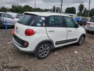 2014 FIAT 500L Trekking with VIN ZFBCFADH1EZ023701, listed as a Copart auction lot 71826844 with 85,849 mi miles and Salvage Title. Bid and sale history available at carsss.com. Image 3.