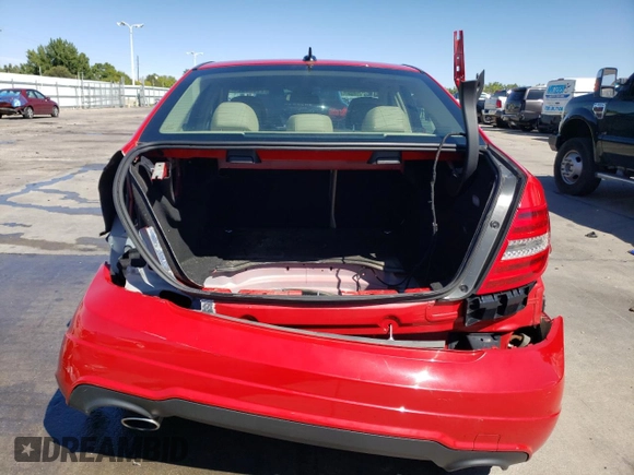 2012 Mercedes-Benz C 300 Sport with VIN WDDGF8BB0CA690265, listed as a Copart auction lot 71020524 with 102,201 mi miles and Salvage title. Bid and sale history available at DreamBid. Image 6.