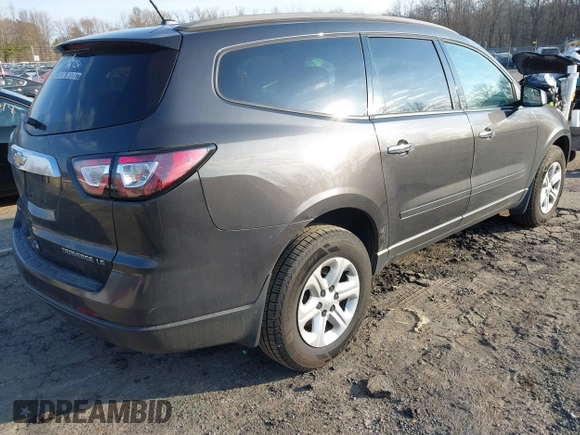 2013 Chevrolet Traverse LS with VIN 1GNKVFKD0DJ200817, listed as a IAAI auction lot 41764395 with 143,609 mi miles and . Bid and sale history available at DreamBid. Image 4.