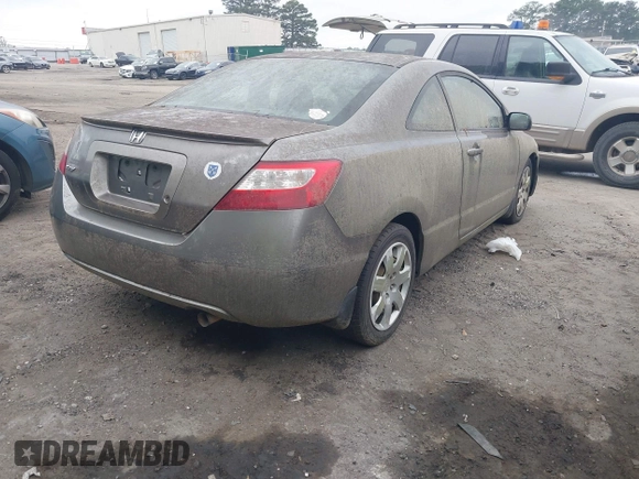 2008 Honda Civic Cpe LX with VIN 2HGFG11638H524802, listed as a IAAI auction lot 42117211 with 145,778 mi miles. Bid and sale history available at carsss.com. Image 4.