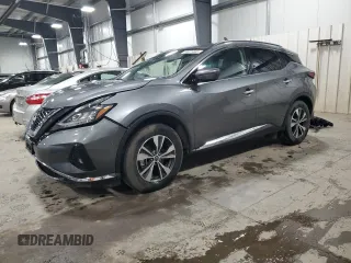2023 Nissan Murano SV z VIN 5N1AZ2BS8PC131573, wystawiony jako Copart lot #53971445 z przebiegiem 42 099 mil mil oraz Czysty tytuł • Clean title. Historia ofert i sprzedaży dostępna na DreamBid. Obrazek 1.