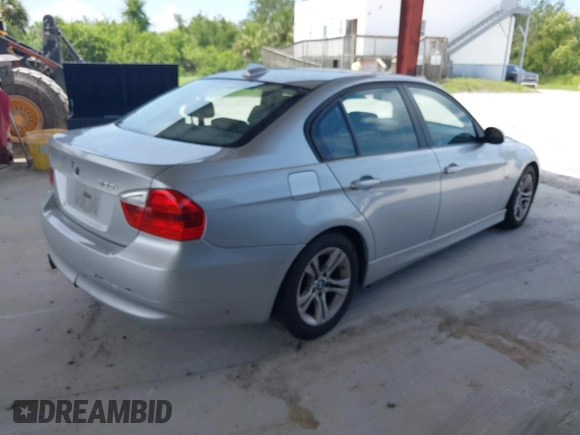 2008 BMW 3 Series 328i with VIN WBAVA37578NL50095, listed as a IAAI auction lot 42696286 with 117,408 mi miles and . Bid and sale history available at DreamBid. Image 4.