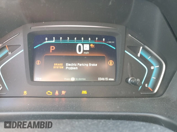 2023 Honda Odyssey Touring with VIN 5FNRL6H8XPB043493, listed as a Copart auction lot 53166015 with 34,615 mi miles and Salvage Title. Bid and sale history available at DreamBid. Image 9.