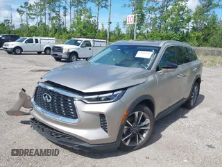 2024 Infiniti QX60 Luxe with VIN 5N1DL1FR6RC343763, listed as a IAAI auction lot 42686502 with 3,791 mi miles and . Bid and sale history available at DreamBid. Image 19.