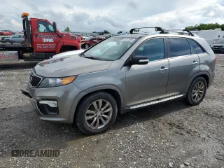 2013 Kia Sorento SX with VIN 5XYKW4A25DG372836, listed as a Copart auction lot 61578865 with 118,585 mi miles and Salvage title. Bid and sale history available at DreamBid. Image 1.