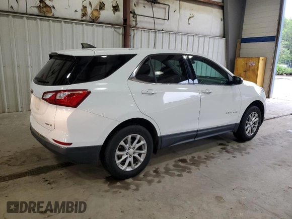 2018 Chevrolet Equinox LT z VIN 3GNAXSEV0JS593635, wystawiony jako Copart lot #59018125 z przebiegiem 72 772 mil mil oraz Szkoda całkowita • Salvage title. Historia ofert i sprzedaży dostępna na DreamBid. Obrazek 3.
