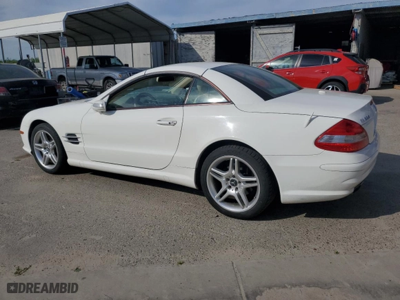 2007 Mercedes-Benz SL-Class 5.5L V8 with VIN WDBSK71F47F128374, listed as a Copart auction lot 50834865 with 142,362 mi miles and Clean Title. Bid and sale history available at carsss.com. Image 2.