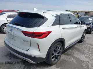 2019 Infiniti QX50 Essential with VIN 3PCAJ5M14KF104397, listed as a IAAI auction lot 42041815 with 95,685 mi miles and . Bid and sale history available at DreamBid. Image 4.