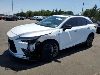 2024 Lexus RX with VIN 2T2BAMCAXRC048542, listed as a Copart auction lot 64853794 with 747 mi miles and Salvage Title. Bid and sale history available at carsss.com. Image 1.