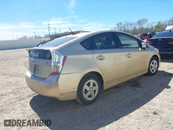 2010 Toyota Prius II with VIN JTDKN3DU5A0066067, listed as a IAAI auction lot 41710307 with 247,238 mi miles and . Bid and sale history available at DreamBid. Image 4.