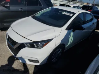 2021 Nissan Versa S with VIN 3N1CN8DV2ML807179, listed as a Copart auction lot 82795944 with 60,752 mi miles and Salvage Title. Bid and sale history available at carsss.com. Image 1.