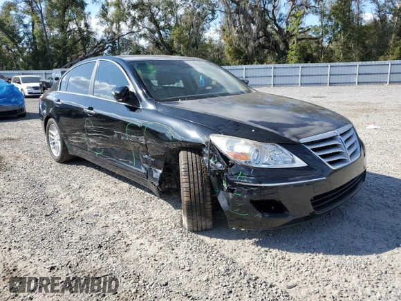 2009 Hyundai Genesis with VIN KMHGC46E09U061317, listed as a Copart auction lot 51683015 with 89,749 mi miles and Non Repairable. Bid and sale history available at DreamBid. Image 4.