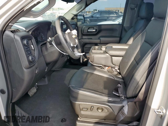 2022 Chevrolet Silverado 1500 Custom with VIN 3GCPDBEK1NG604071, listed as a Copart auction lot 54061795 with 38,961 mi miles and Salvage Title. Bid and sale history available at carsss.com. Image 7.