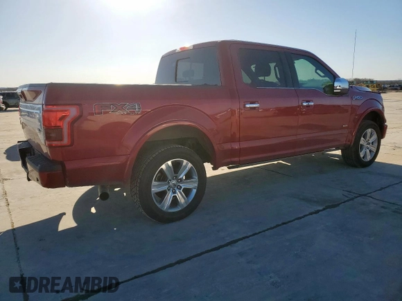 2016 Ford F-150 XLT with VIN 1FTEW1EGXGFC74426, listed as a Copart auction lot 47435485 with 177,962 mi miles and Salvage Title. Bid and sale history available at carsss.com. Image 3.